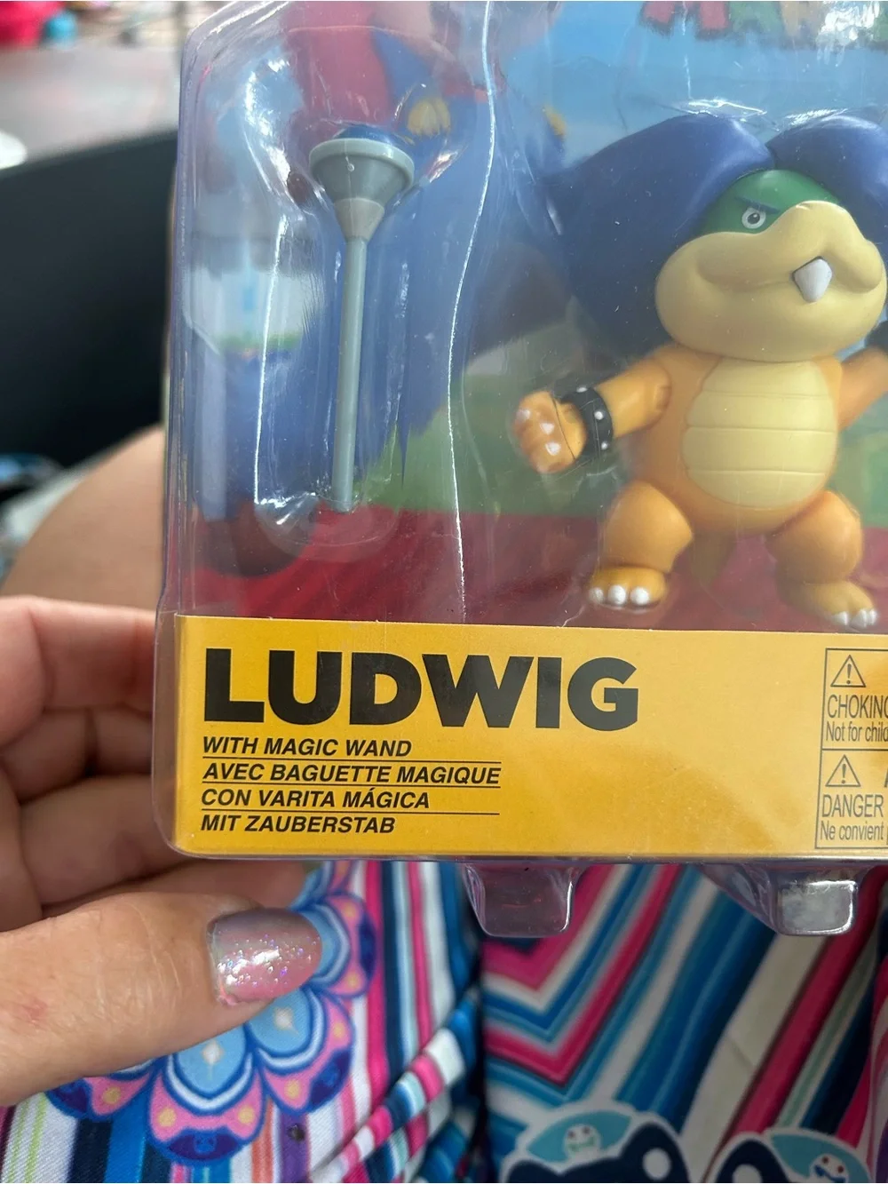 Nintendo Ludwig Figure with Blue Helmet and Yellow Shell